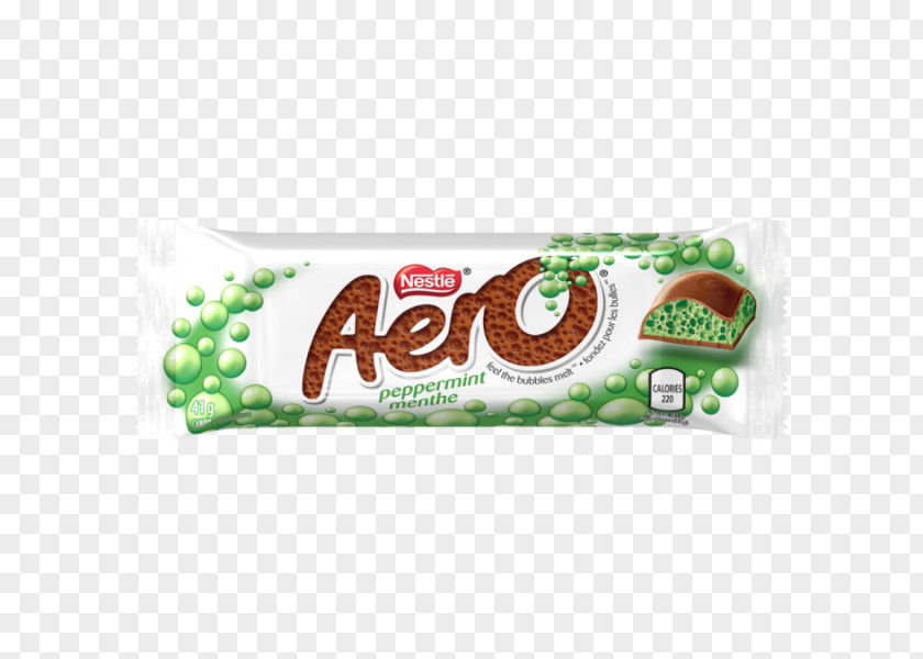 Milk Chocolate Bar Aero Peppermint PNG