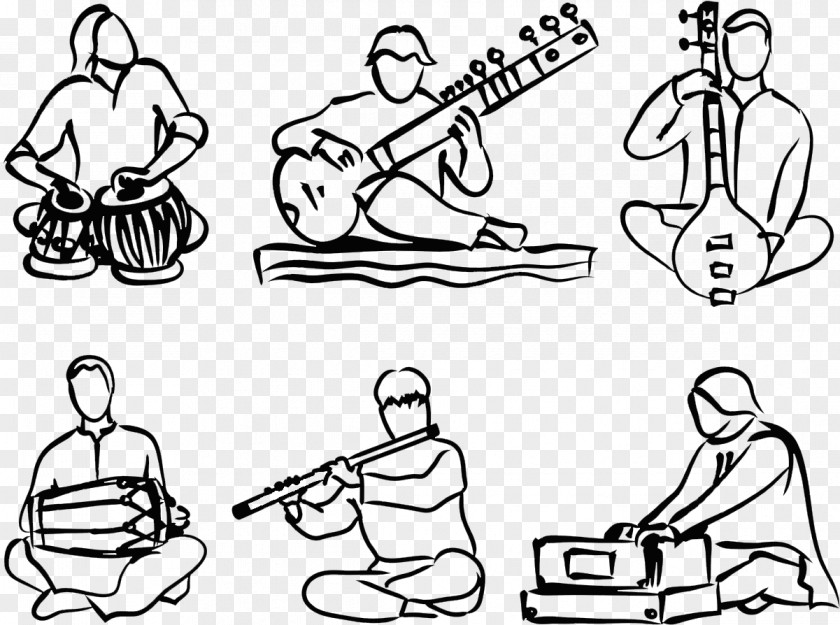 Music Of India Musical Instruments PNG of , musical instruments clipart PNG