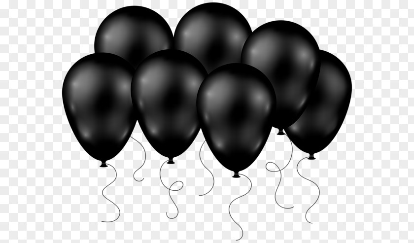 Black Clip Art Balloon PNG