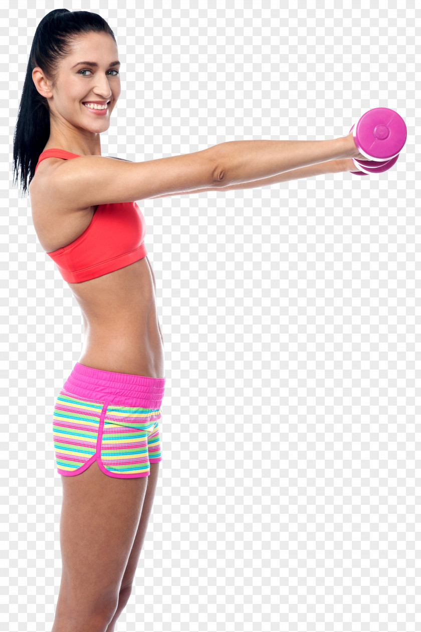 Dumbbell Physical Fitness Exercise Woman Weight Loss PNG