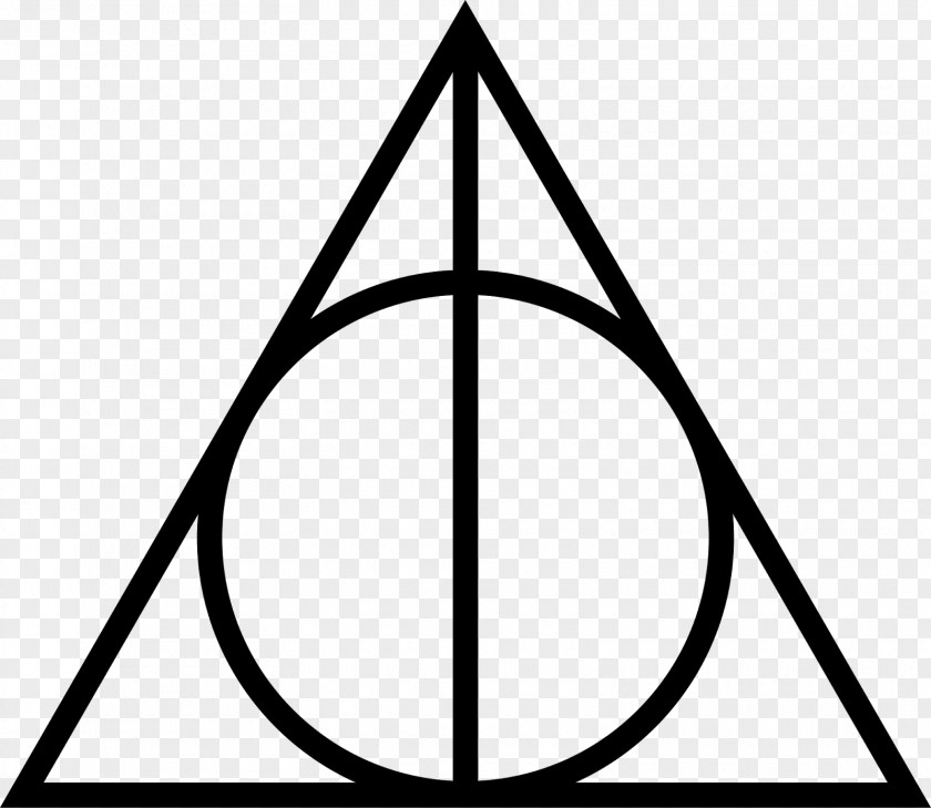 Harry Potter And The Deathly Hallows Triangle Symbol Circle PNG