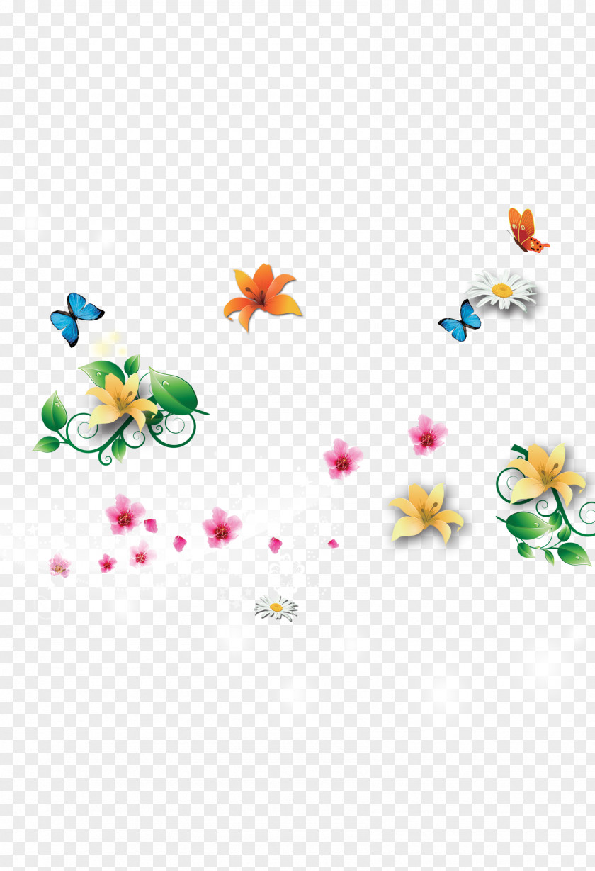 Spring Fairy Tale Butterfly Computer File PNG