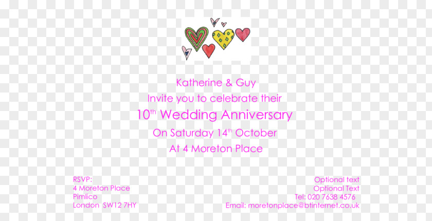 Anniversary Invitation Thisisnessie.com Heart Logo Party PNG