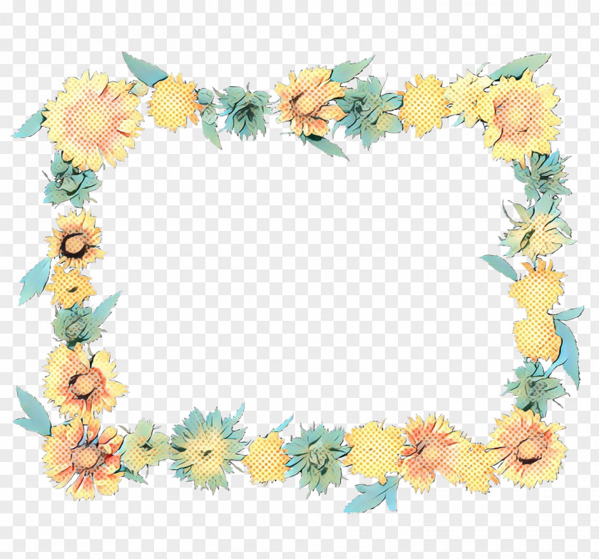 Floral Design Cut Flowers Picture Frames Yellow PNG