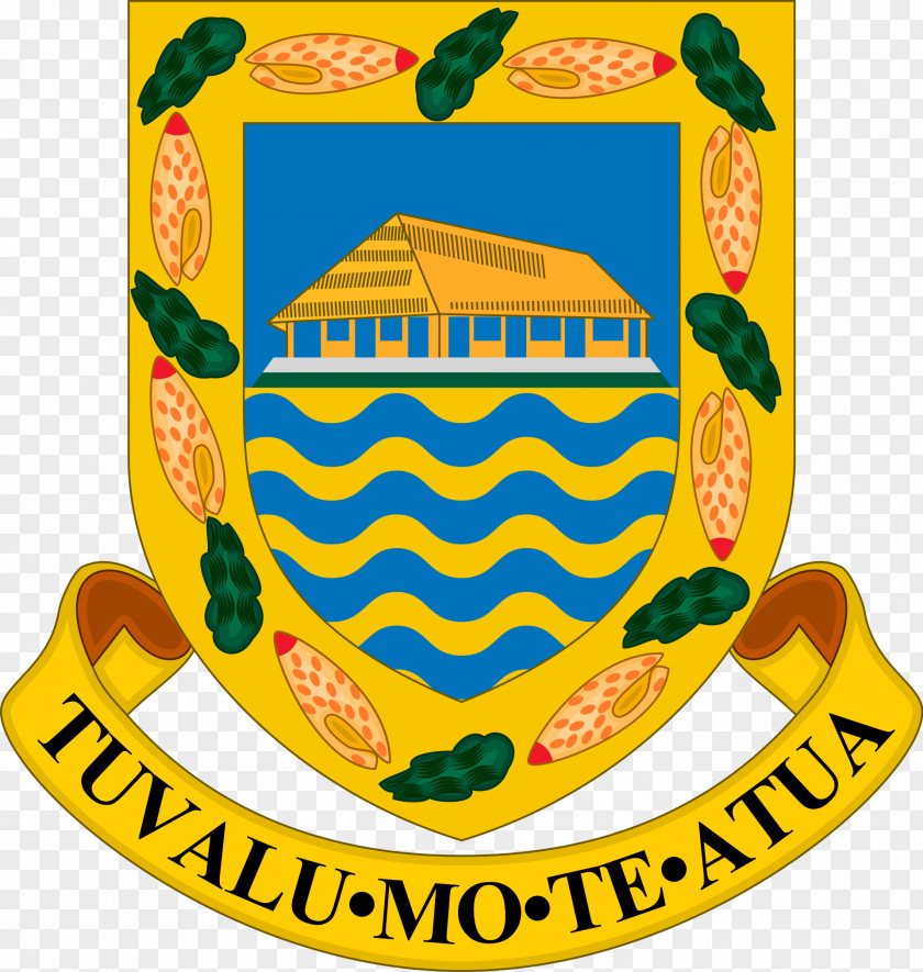 Funafuti Coat Of Arms Tuvalu Mo Te Atua Flag PNG