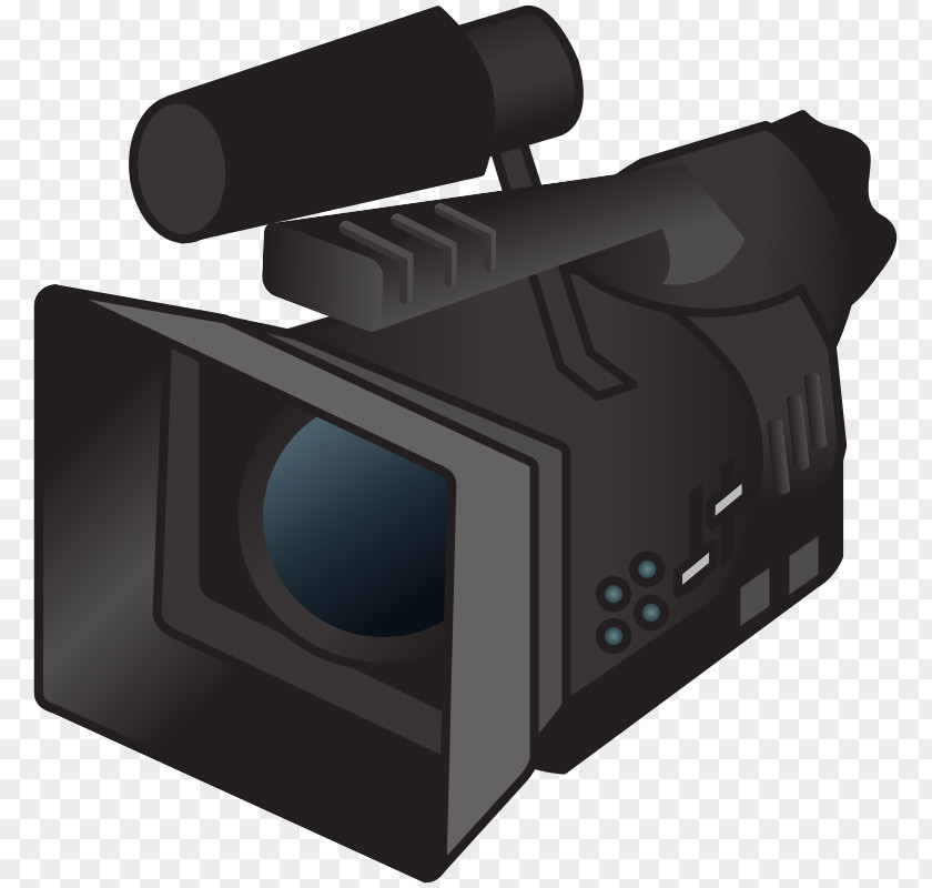 LENS Professional Video Camera Cameras Clip Art PNG