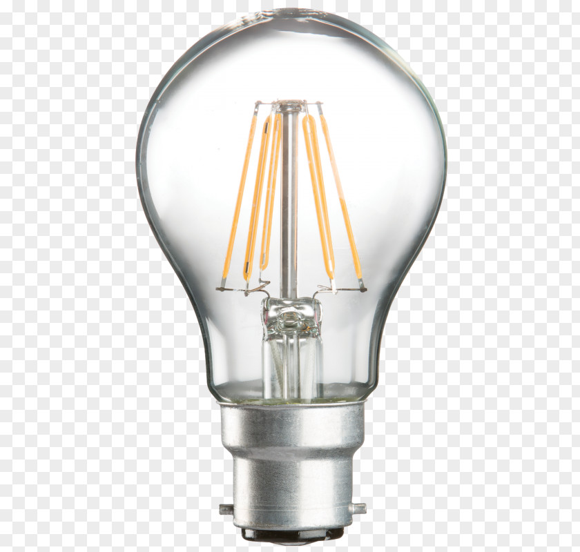 Light Incandescent Bulb LED Lamp Filament Edison Screw PNG