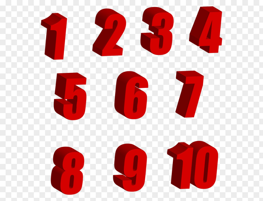 Line Number Three-dimensional Space PNG
