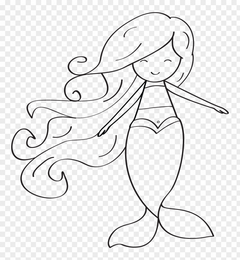 Mermaid A Template Clip Art PNG