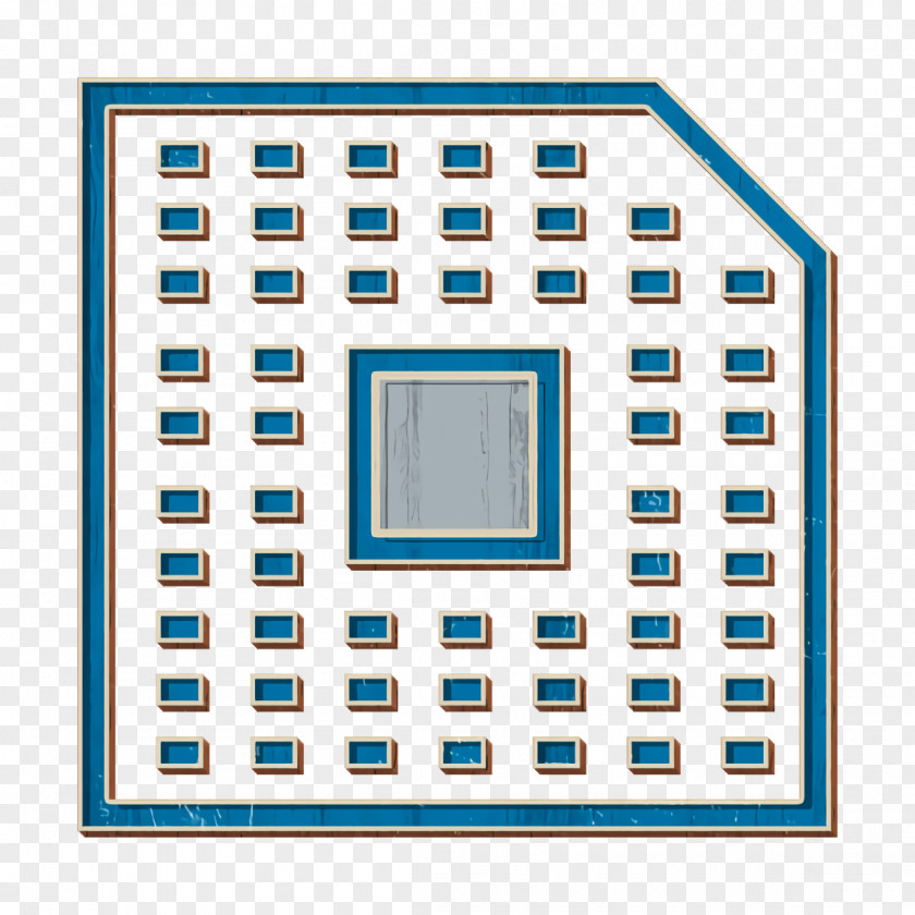 Rectangle Processorchip Icon Chip Computer Cpu PNG
