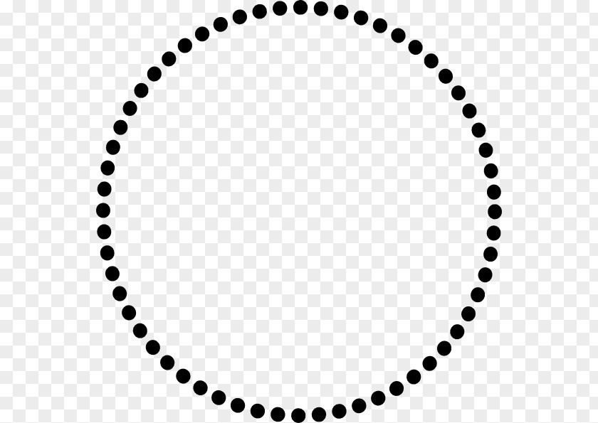 Vector Dotted Circle Circled Dot Clip Art PNG