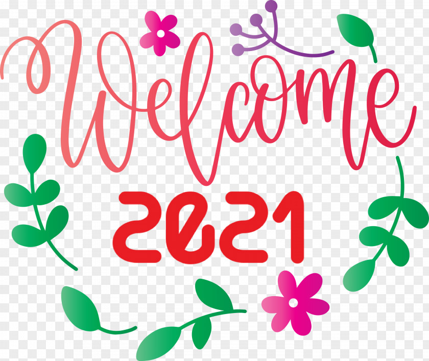 Welcome 2021 Year New PNG