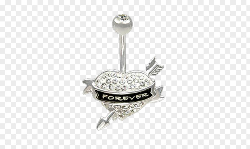 Cute Anchor Belly Button Rings Earring Gold Silver Body Jewellery PNG