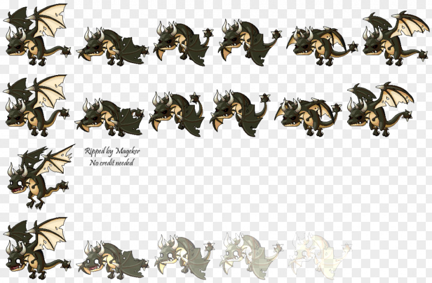 Frodo MapleStory Animated Cartoon Font PNG