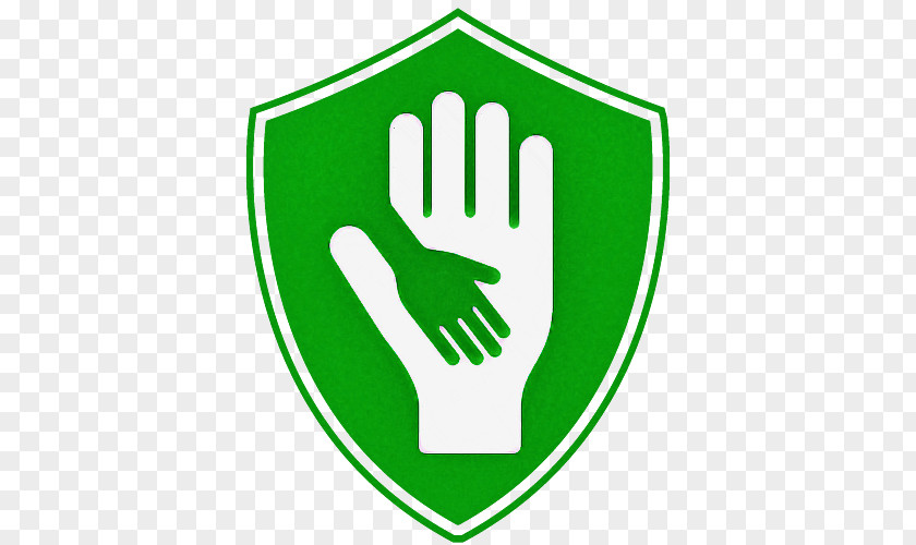 Green Hand Logo Gesture Symbol PNG