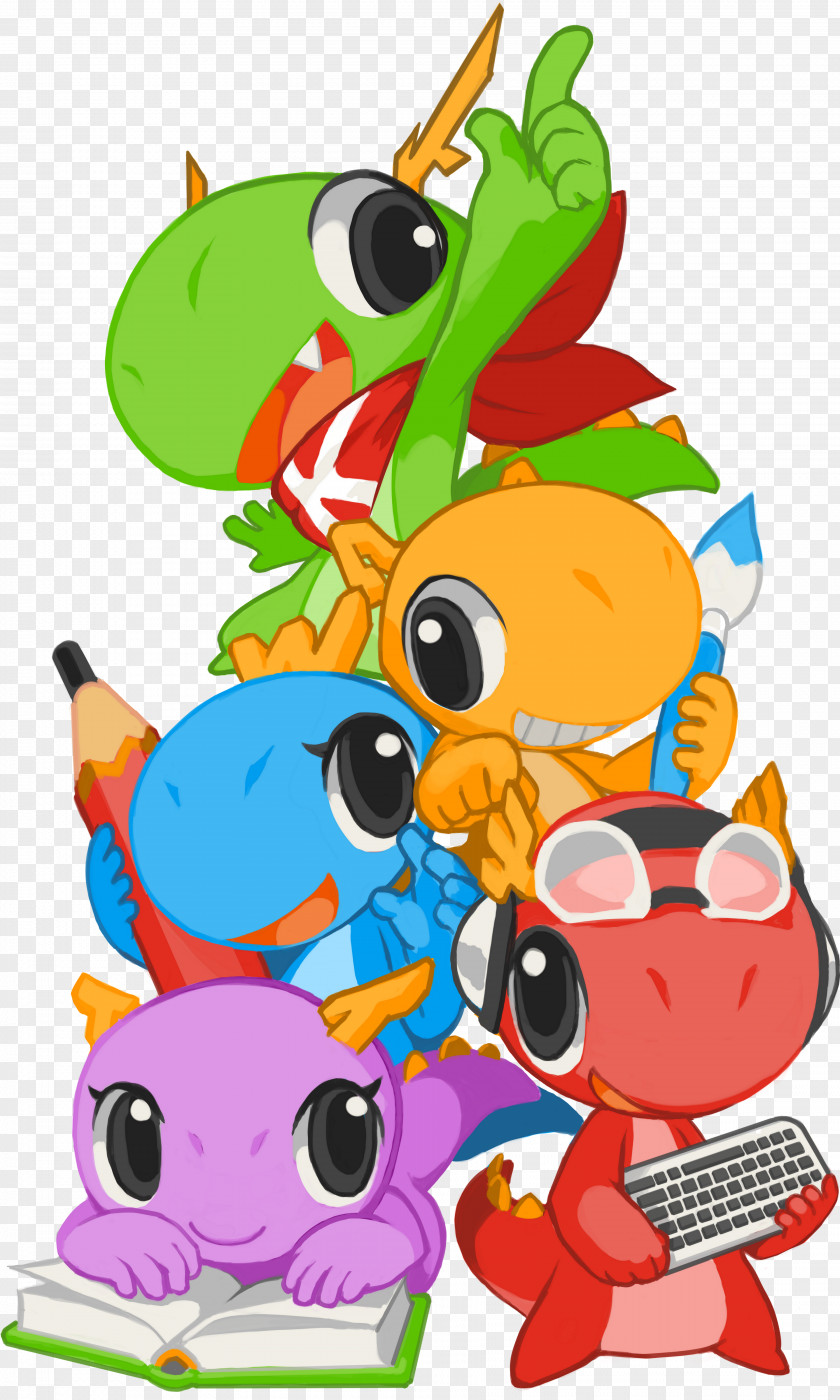 His Konqi KDE Plasma 5 Mascot 4 PNG