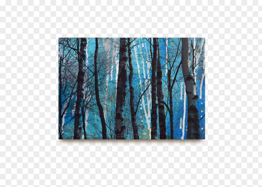 Silver Birch Post Cards Leopard Bayou Art PNG