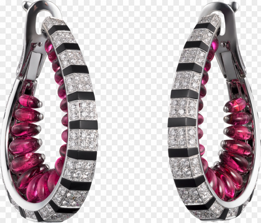 Beads Jewellery Ruby Earring Diamond Brilliant PNG