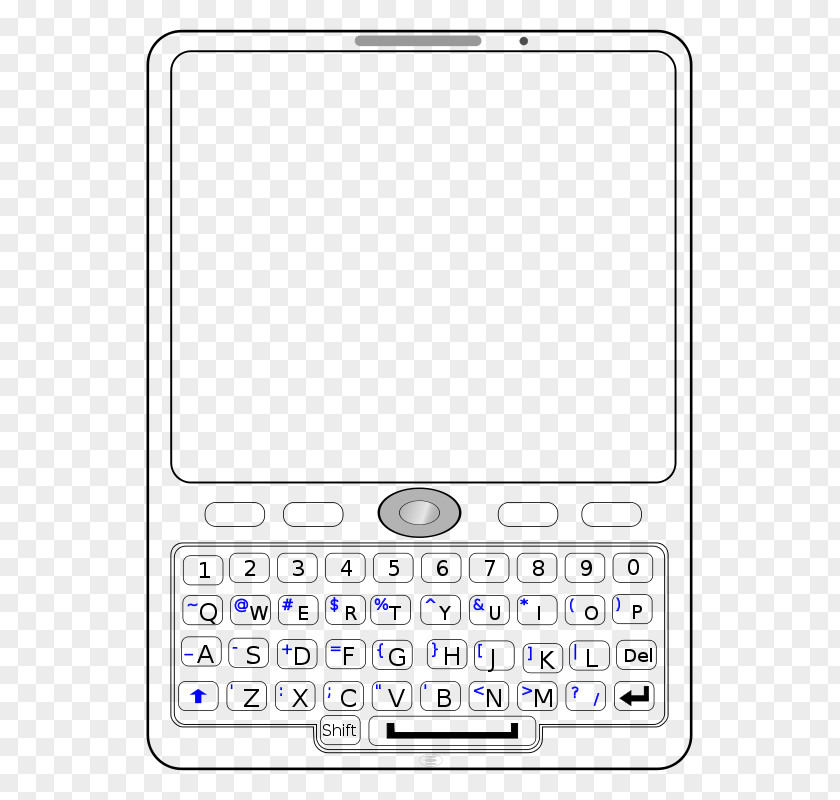 Blackberry Feature Phone Mobile Phones Telephone Clip Art PNG