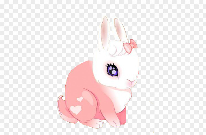 Cute Princess Rabbit Easter Bunny Skin Whiskers Illustration PNG