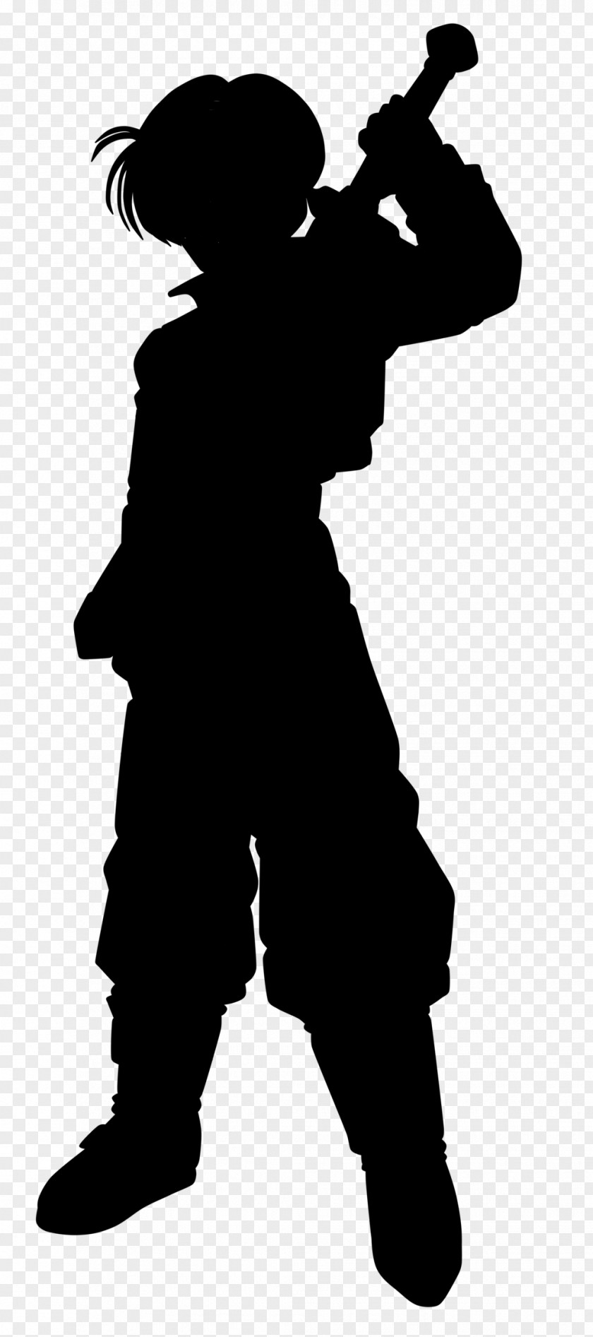 Male Character Silhouette Fiction Black M PNG