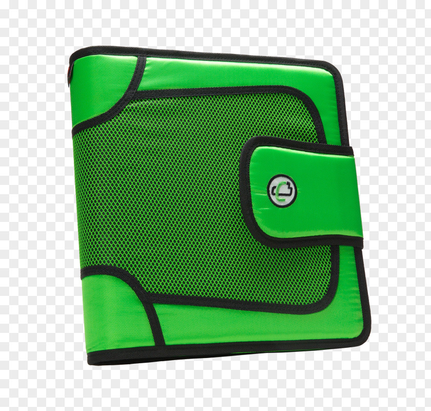 Open Case Wallet Green Material PNG