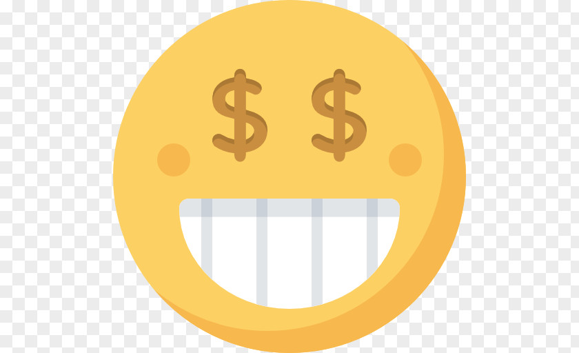 Smiley Emoticon Greed PNG