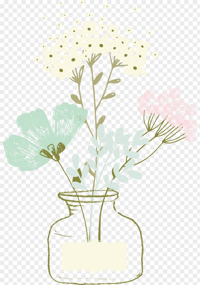 Summer City Flower Vase Glass Image PNG