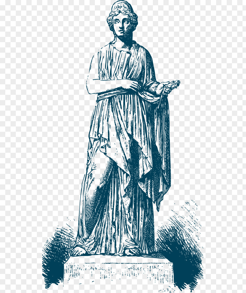Blue Greek Goddess Greece Mythology PNG