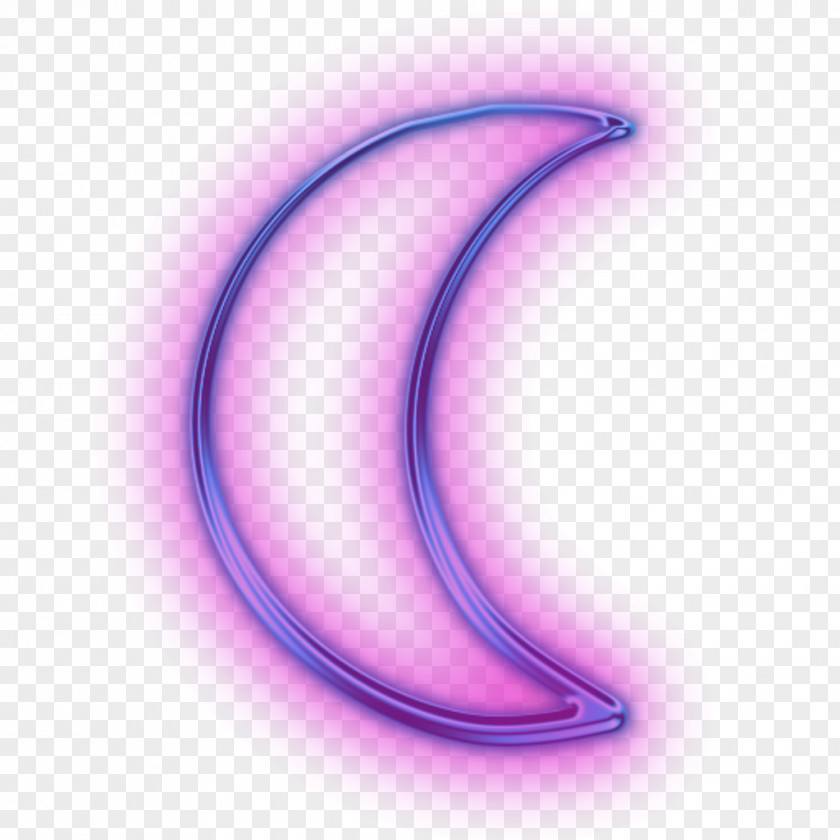 Purple Crescent Moon Clip Art Desktop Wallpaper Image PNG