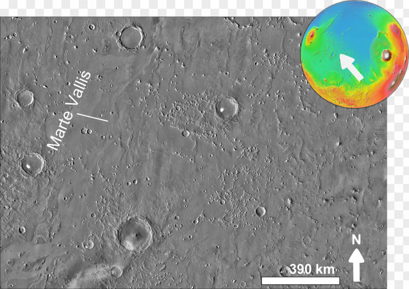 Themis Marte Vallis THEMIS Mars Amazonis Quadrangle PNG