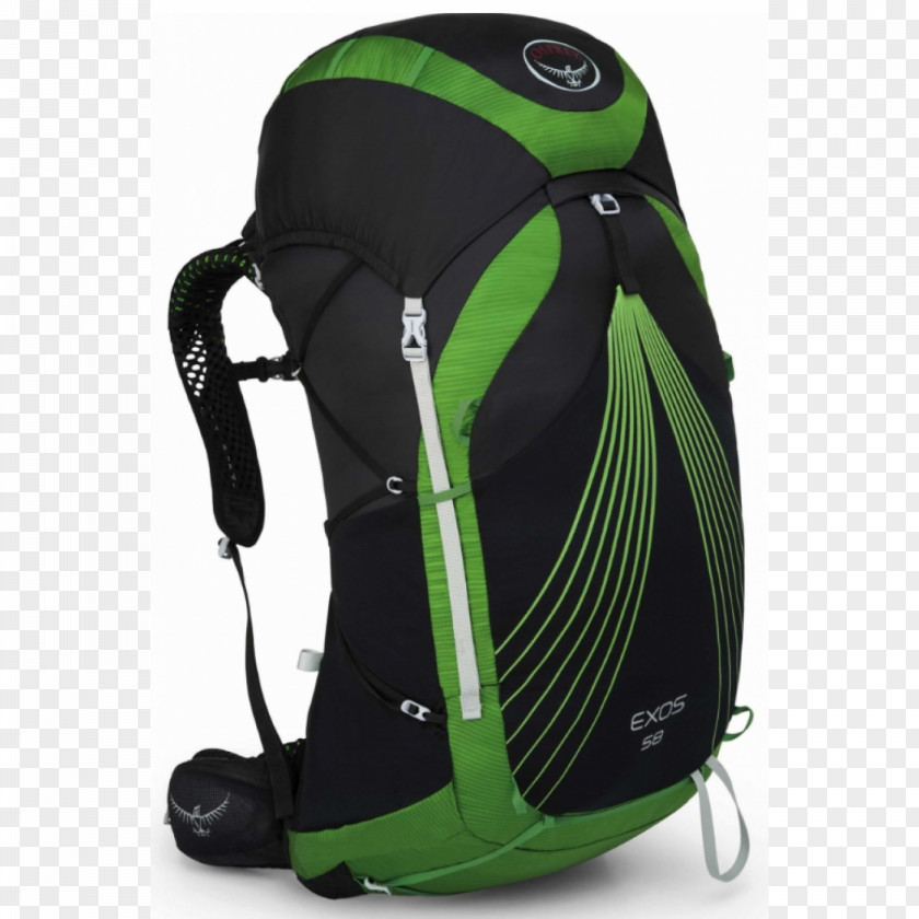 Backpack Osprey Exos 58 Hiking Pacific Crest Trail PNG