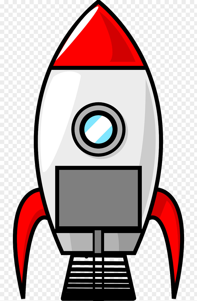 Cartoon Rocket Spacecraft Clip Art PNG