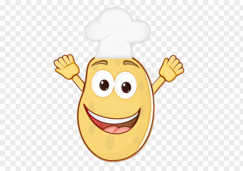 Happy Emoticon Potato Cartoon PNG