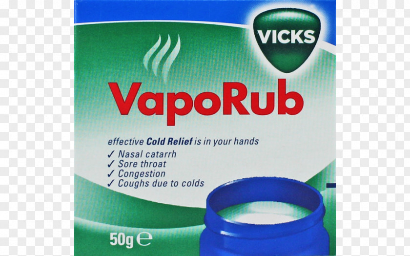 Nose Vicks VapoRub Nasal Congestion Common Cold Cough PNG