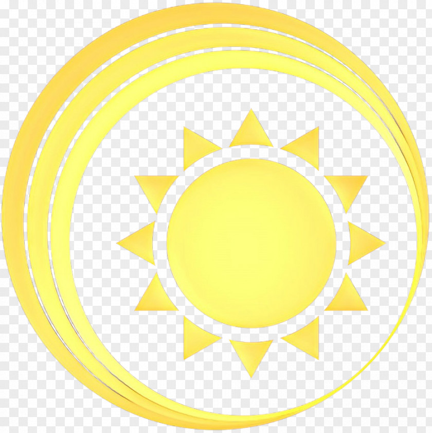 Oval Sticker Yellow Circle PNG