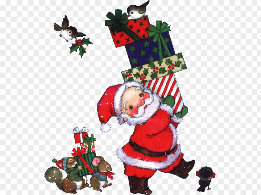 Santa Claus Christmas Tree PNG