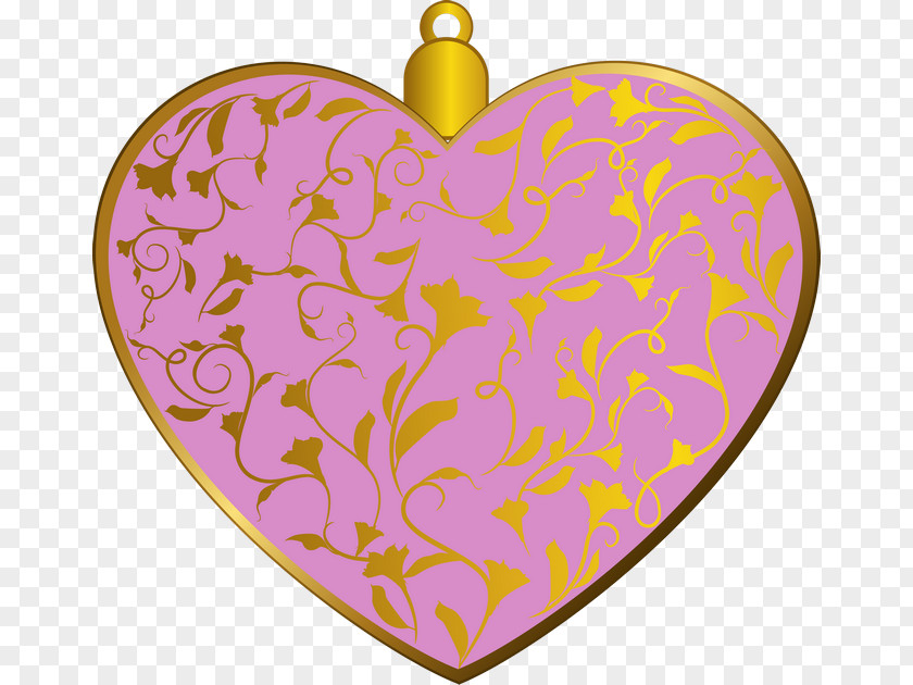 Heart Christmas Ornament PNG