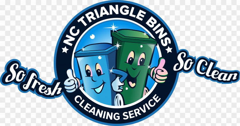 Triangle Logo NC TRIANGLE BINS Cleaning Service Organization Brand Font PNG