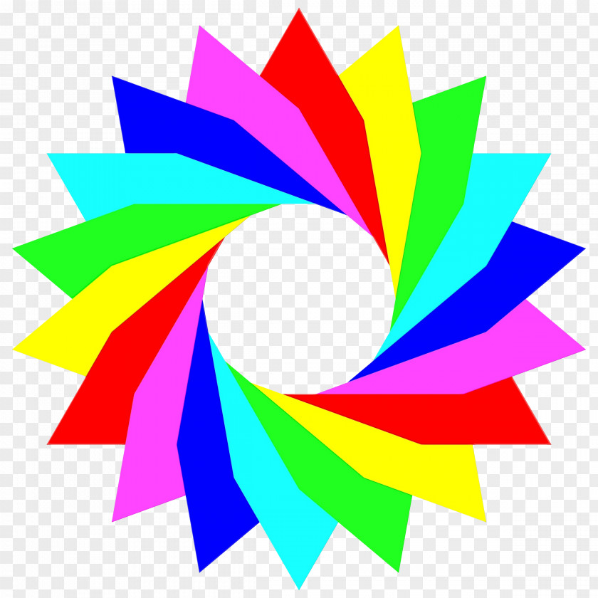 Color Triangle Wheel Rainbow Background PNG