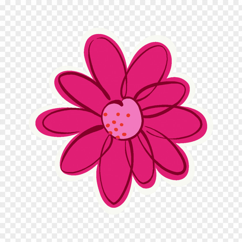 Painted Pink Floral Background Flower Rose PNG