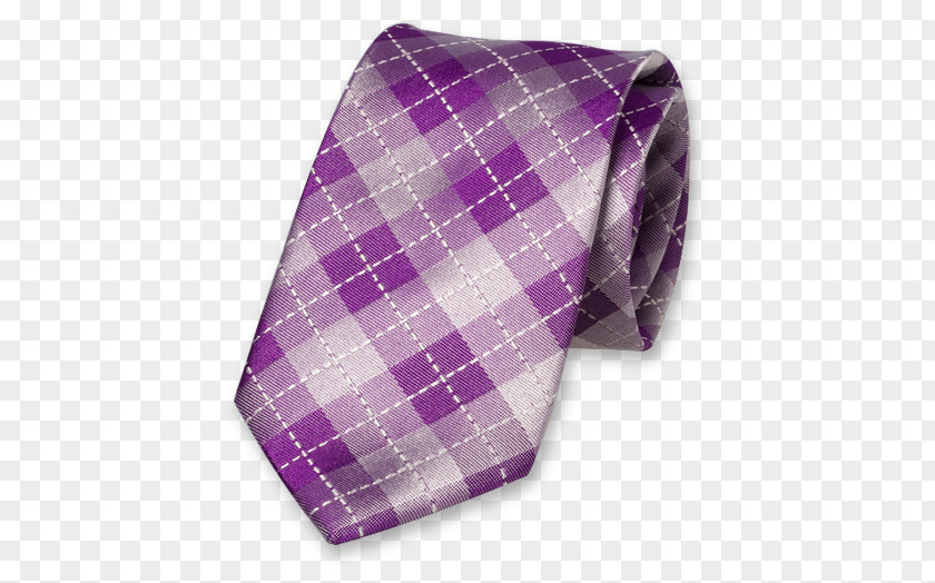 Purple Necktie Tartan Silk Lining PNG