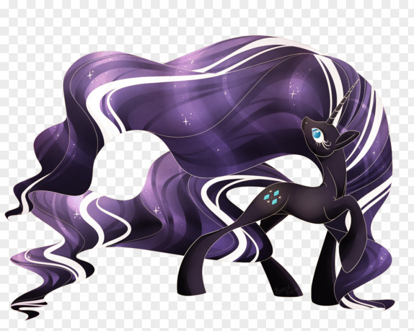 Rarity Pony Princess Luna Fan Art PNG