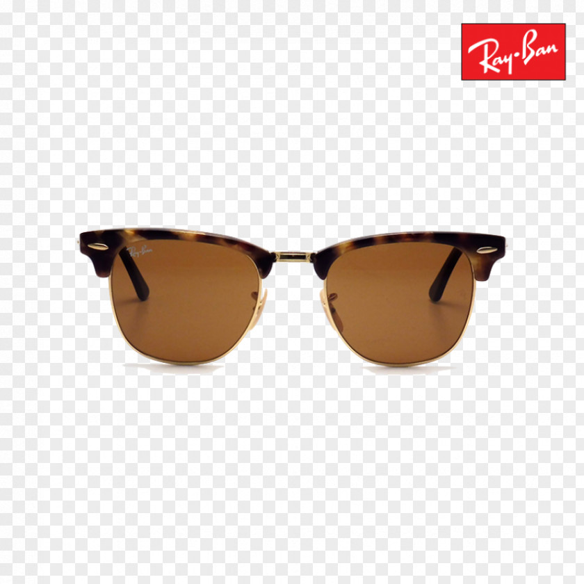 Ray Ban Ray-Ban Clubmaster Classic Sunglasses Oversized PNG