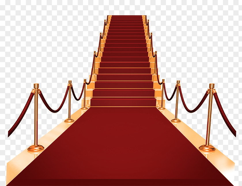 Red Stage Stairs Carpet Clip Art PNG