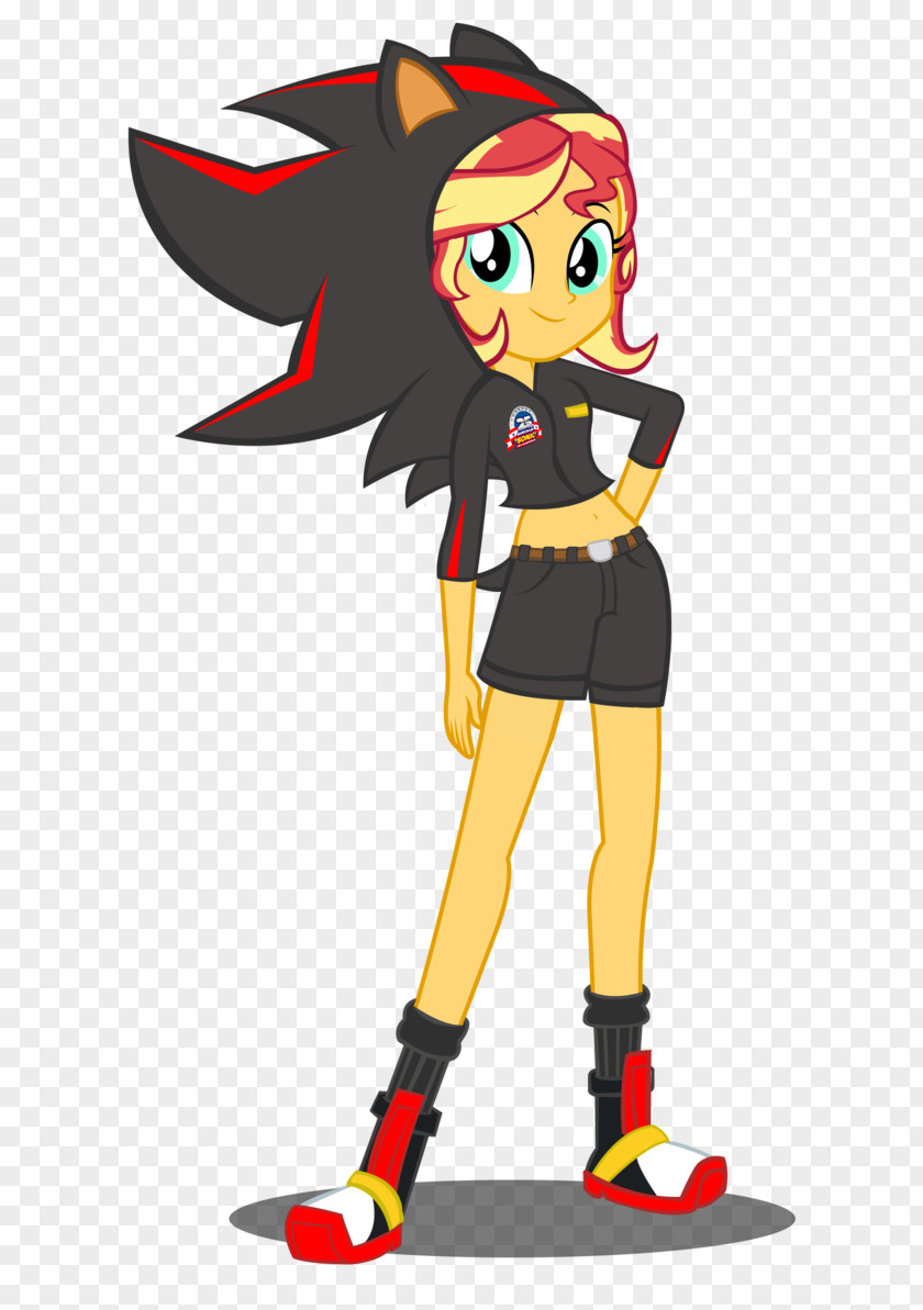 Sonic The Hedgehog Shadow Sunset Shimmer Amy Rose Cosplay PNG