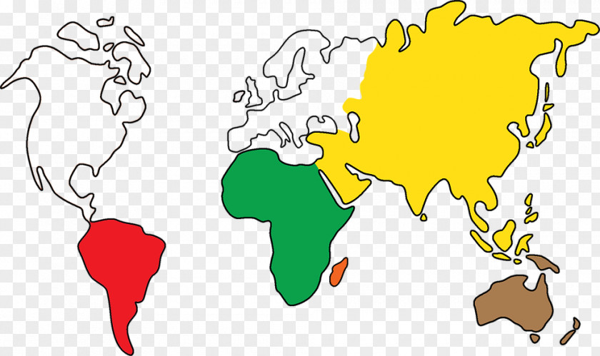 World Map White Color PNG