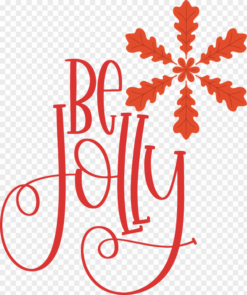 Be Jolly Christmas New Year PNG