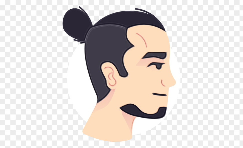 Cartoon Chin Face Hair Ear Nose Head PNG