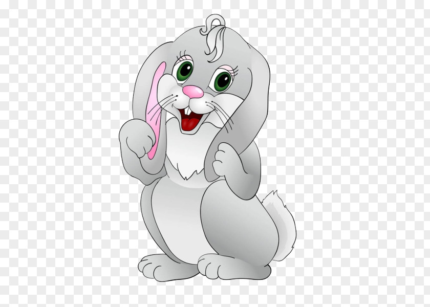 Cartoon Cute Little Bunny Easter Rabbit PNG